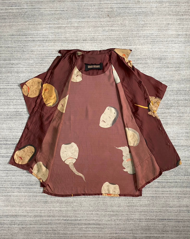 Uma Wang Silk Short Sleeve Shirt-zp