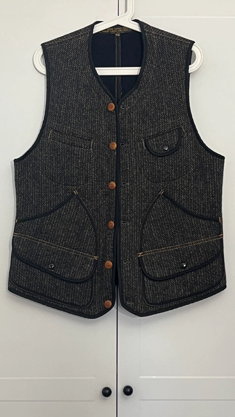Freewheelers Wool Hunting Vest Size 42