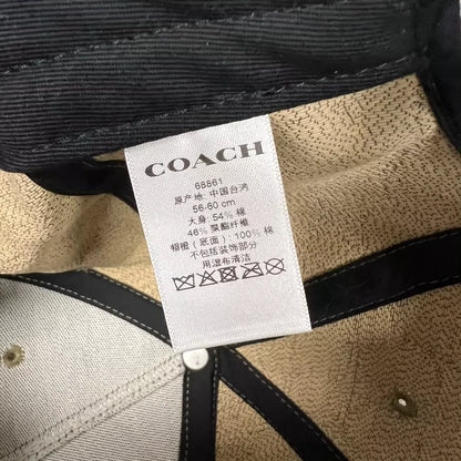 Coach Logo Patch Baseball Cap