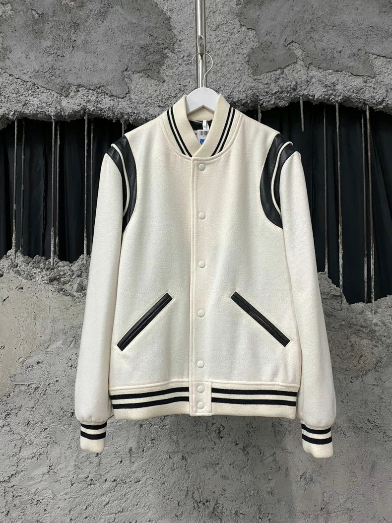 Saint Laurent Paris SLP Varsity Jacket