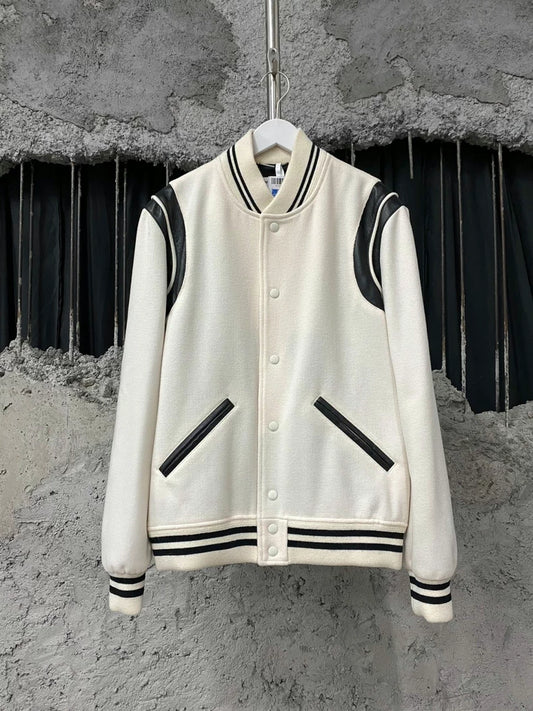 Saint Laurent Paris SLP Varsity Jacket