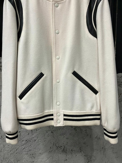 Saint Laurent Paris SLP Varsity Jacket