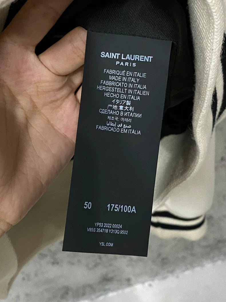 Saint Laurent Paris SLP Varsity Jacket