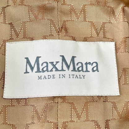 Maxmara Brown Wool Double-Breasted Coat