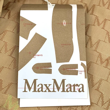 Maxmara Brown Wool Double-Breasted Coat