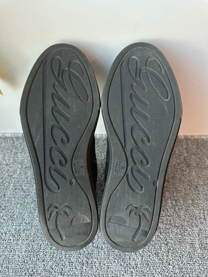 Gucci Retro High-Top Canvas Sneakers