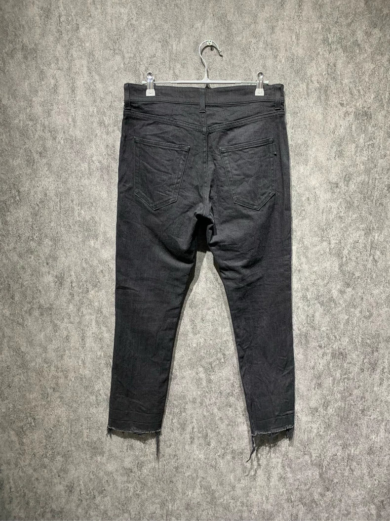 Stylish Saint Laurent Fluid Leg Denim Pants