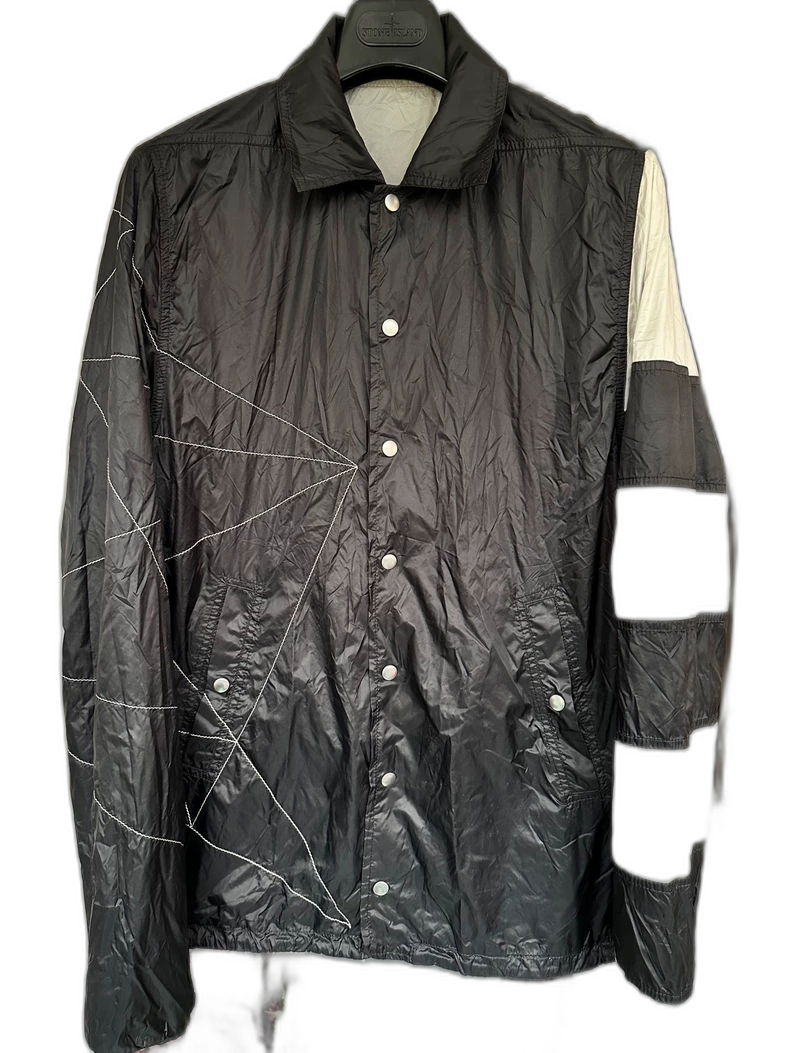 Rick Owens Black Lightning Coach Jacket