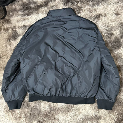 Prada Triangle Logo Nylon Bomber Jacket