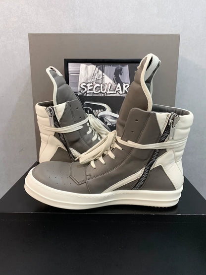 Gray Rick Owens Geobasket Sneakers for Men-yf
