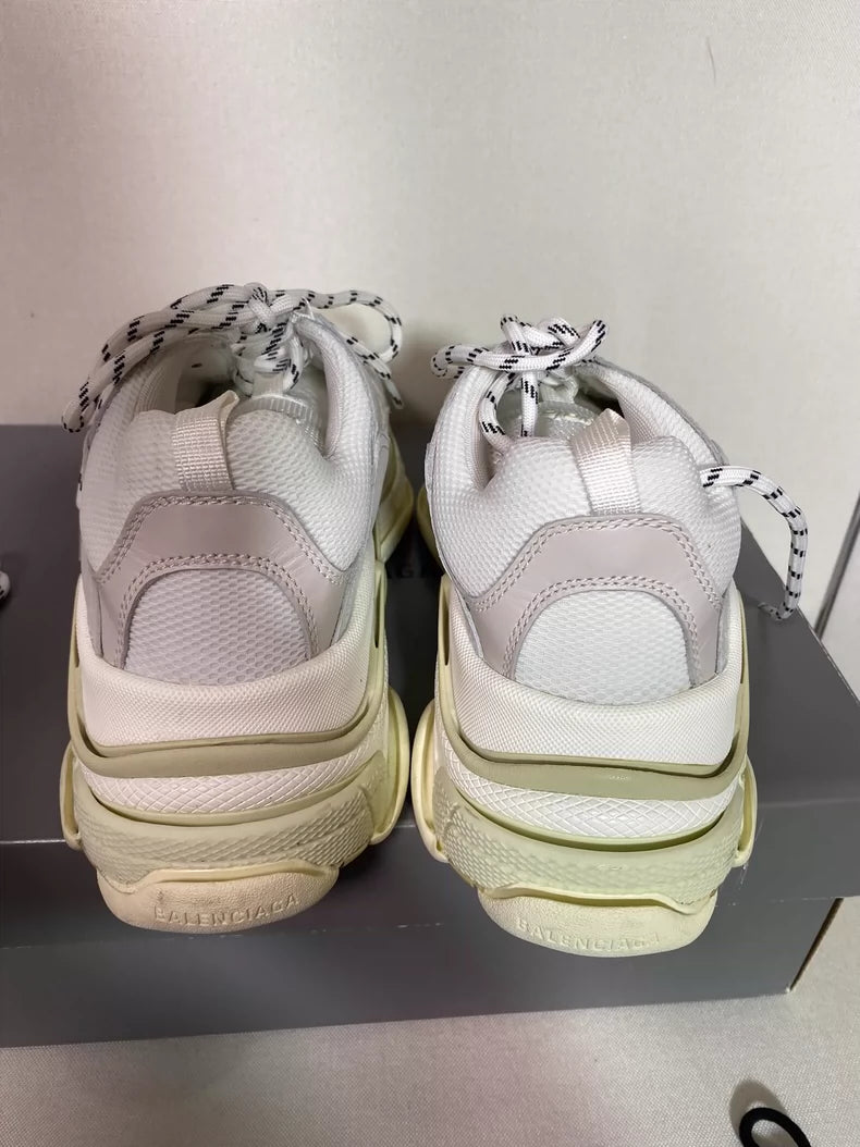 Balenciaga Triple S Sneakers in White