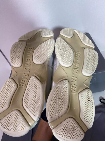 Balenciaga Triple S Sneakers in White