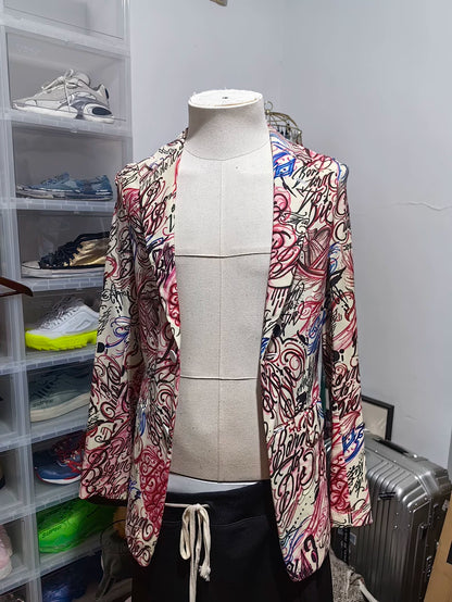 Comme des Garçons Psychedelic Graffiti Suit