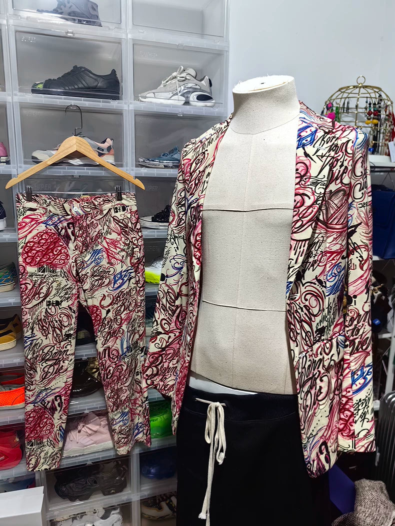 Comme des Garçons Psychedelic Graffiti Suit