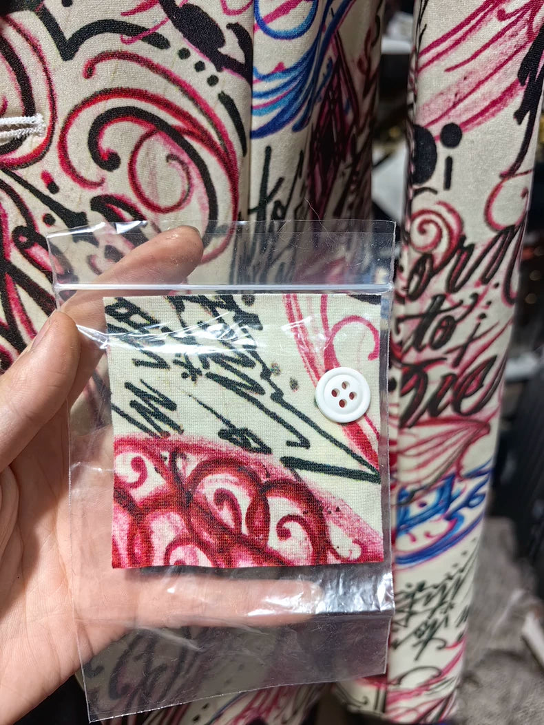 Comme des Garçons Psychedelic Graffiti Suit