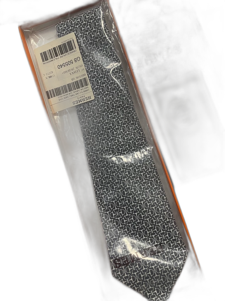 Hermes Silk Tie Classic Pattern