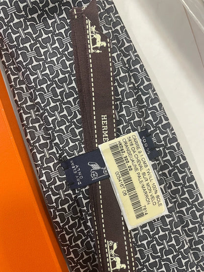Hermes Silk Tie Classic Pattern