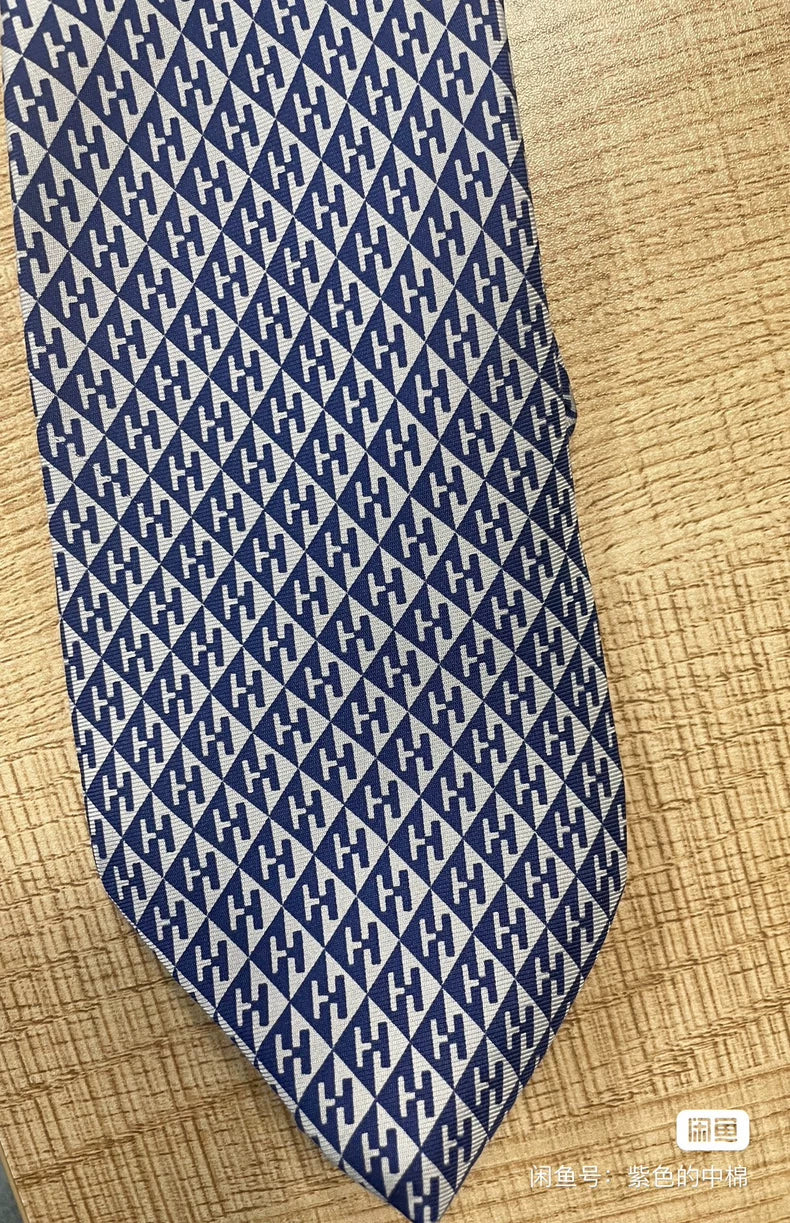 Hermes Silk Tie Classic Pattern