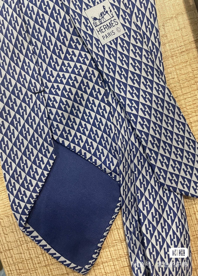 Hermes Silk Tie Classic Pattern