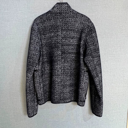 Bottega Veneta Gray Houndstooth Wool Jacket