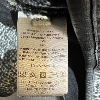 Bottega Veneta Gray Houndstooth Wool Jacket