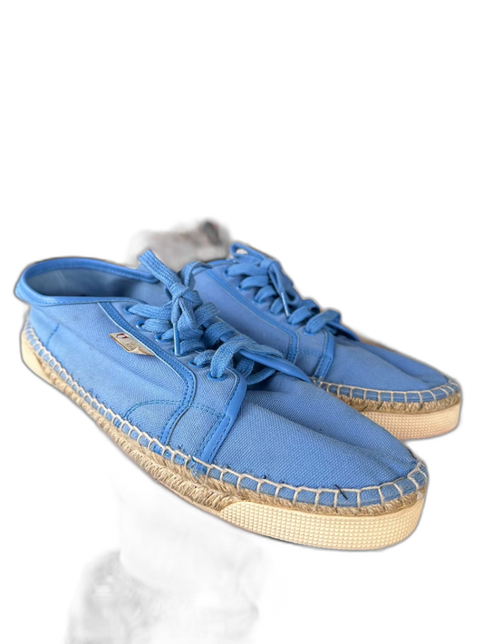 Blue Slip-On Canvas Sneakers from Gucci