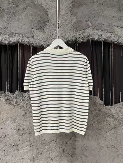 Gucci Knit Short Sleeve Polo Shirt