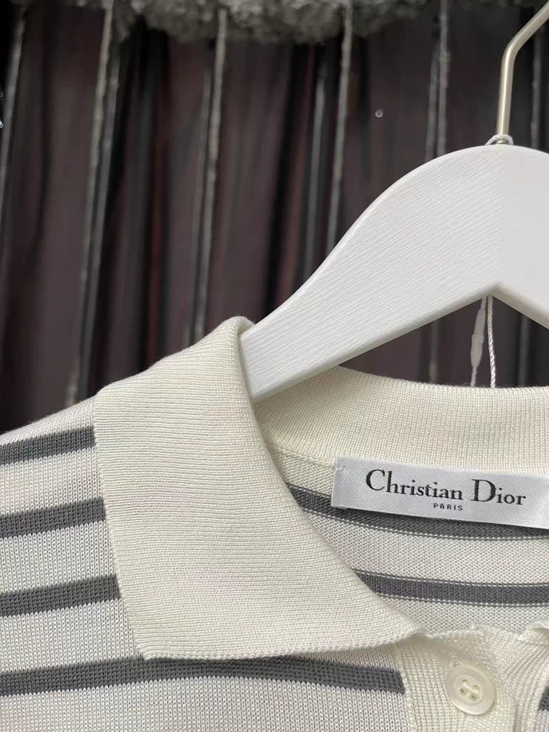 Gucci Knit Short Sleeve Polo Shirt