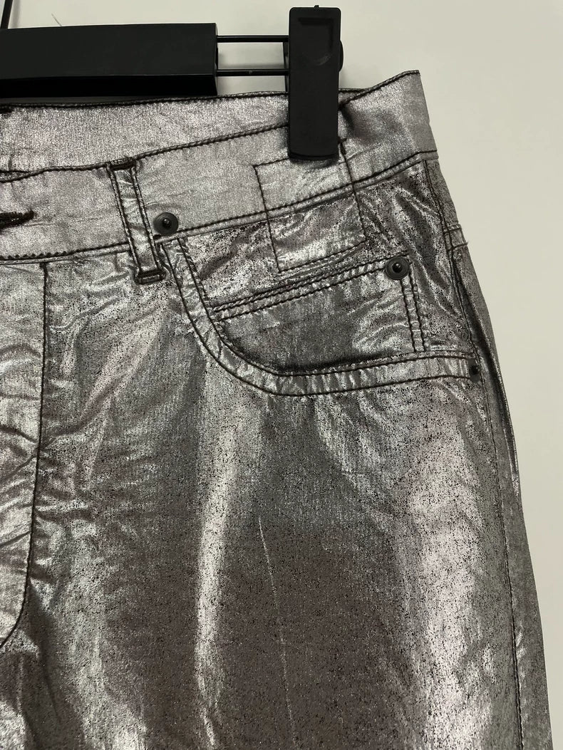 Rick Owens Men's Silver Jeans