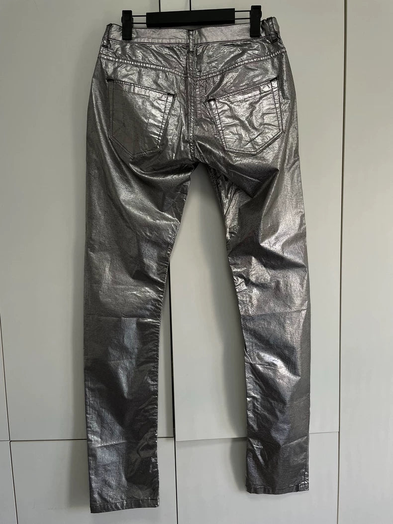 Rick Owens Men's Silver Jeans