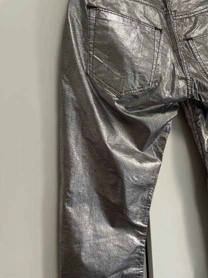 Rick Owens Men's Silver Jeans