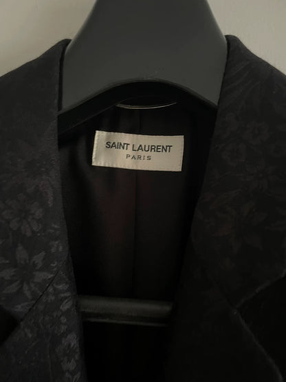 Stylish Saint Laurent Suit with Floral Pattern