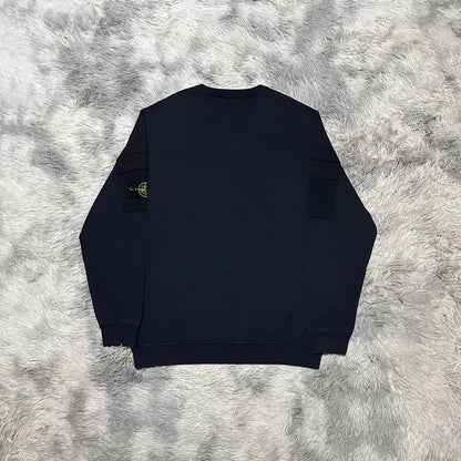 Stone Island Navy Pocket Sweatshirt XXL