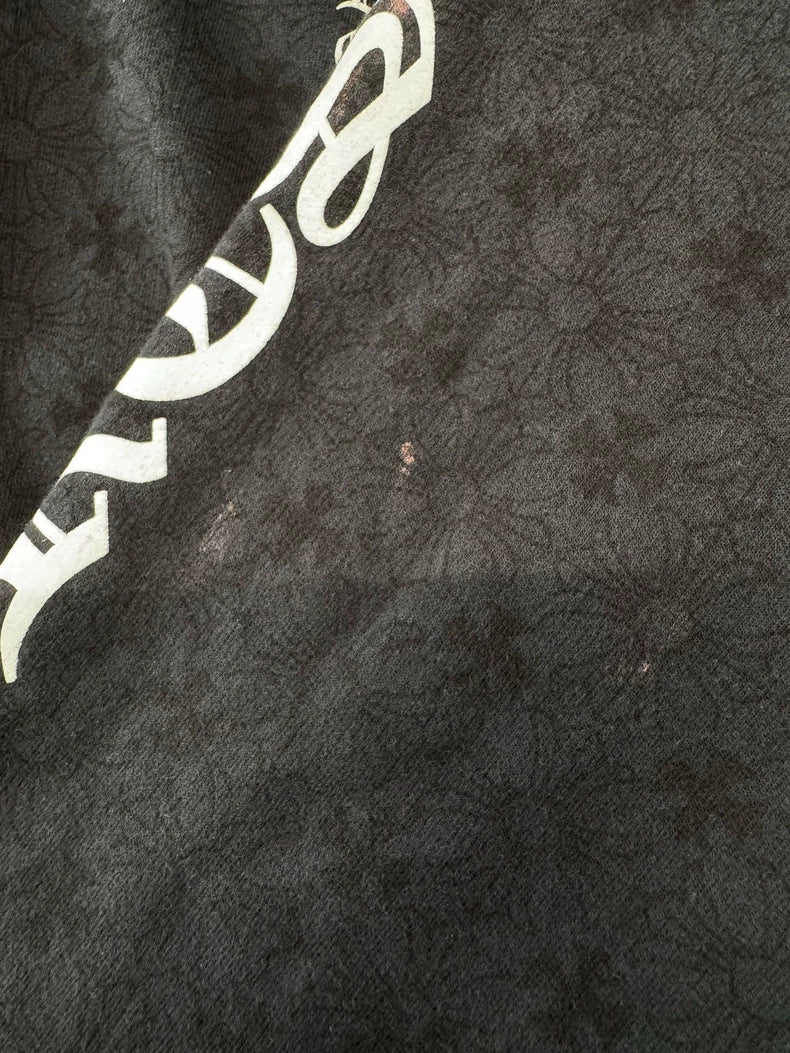 Chrome Hearts Black Zip Hoodie with Logo-yf