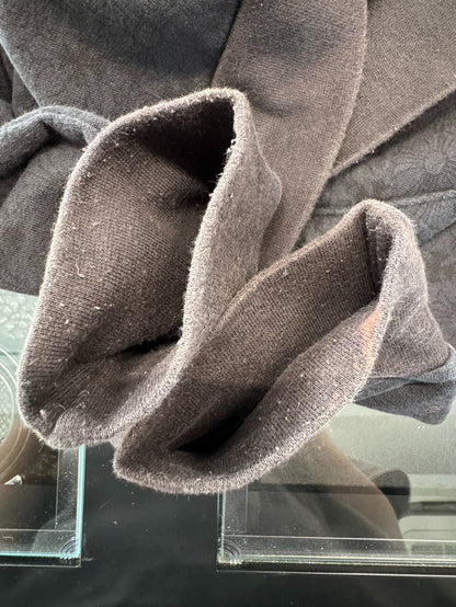 Chrome Hearts Black Zip Hoodie with Logo-yf