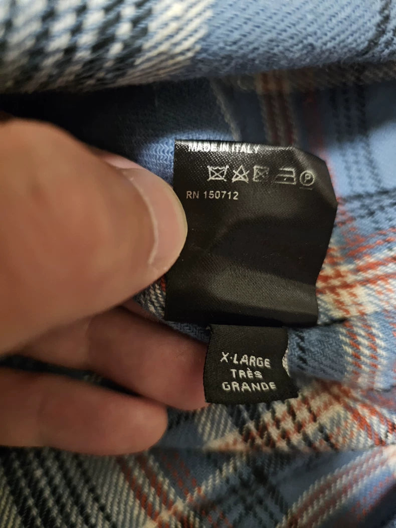 Amiri Bandana Print Fringe Button-Up Shirt-yf