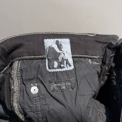 Rick Owens DRKSHDW Distressed Denim Pants