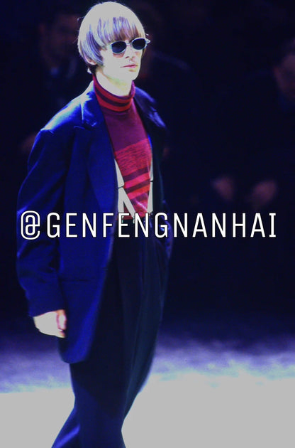 Yohji Yamamoto Silk Collar Wool Blazer