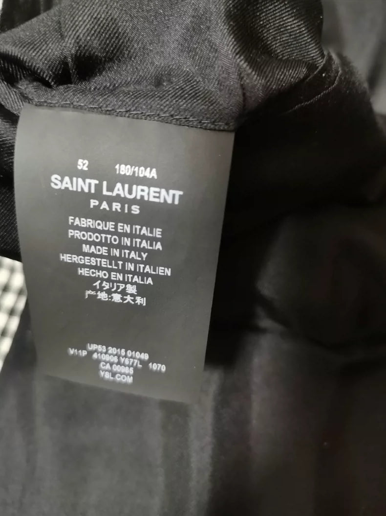 Saint Laurent Paris Hedi Runway Blazer
