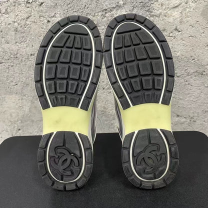 Chanel Silver Sports Sneakers