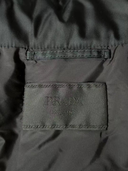 Prada Puffer Vest with Triangle Logo