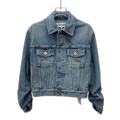 Loewe Blue Denim Chain Jacket Size XS