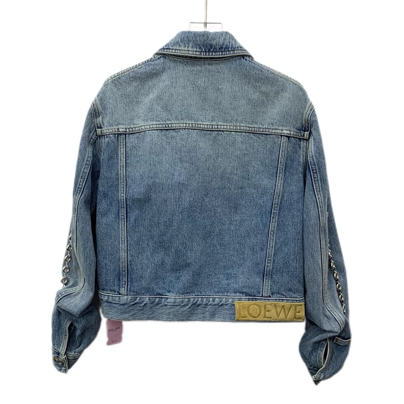 Loewe Blue Denim Chain Jacket Size XS