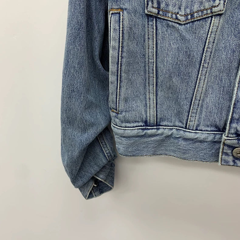 Loewe Blue Denim Chain Jacket Size XS