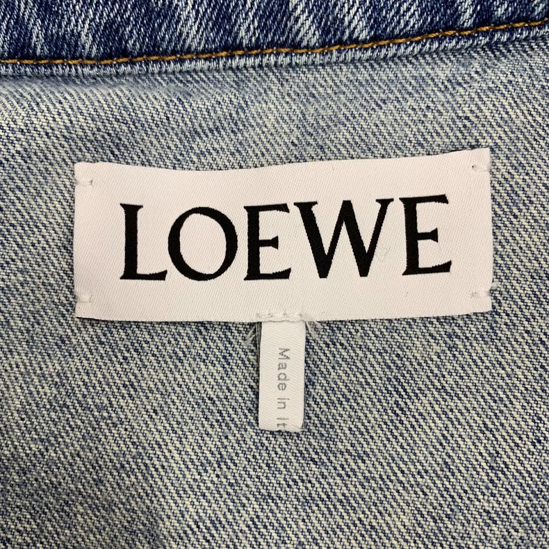Loewe Blue Denim Chain Jacket Size XS