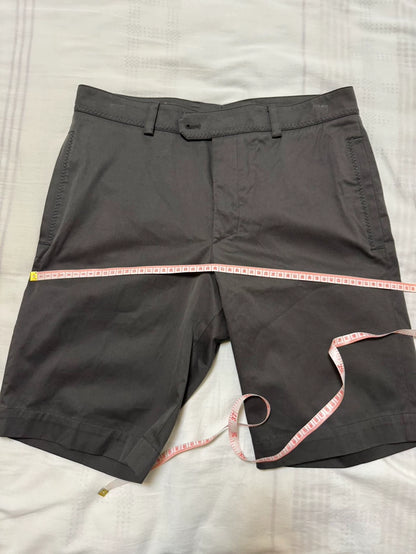 Hermes Gray Casual Shorts with Unique Pocket
