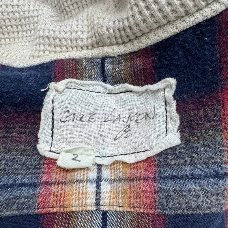 Greg Lauren Hooded Sweatshirt Jacket-zp