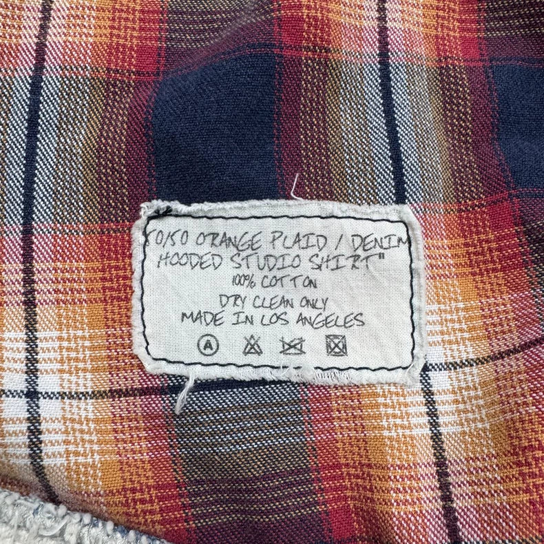 Greg Lauren Hooded Sweatshirt Jacket-zp