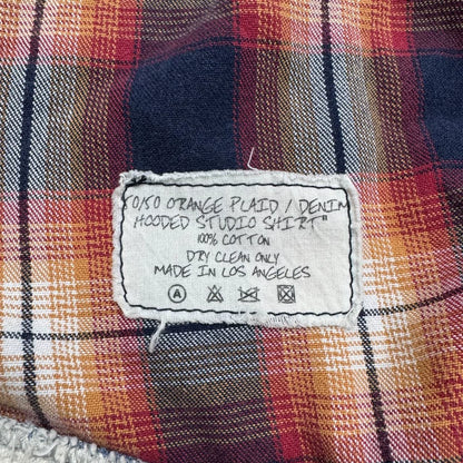 Greg Lauren Hooded Sweatshirt Jacket-zp