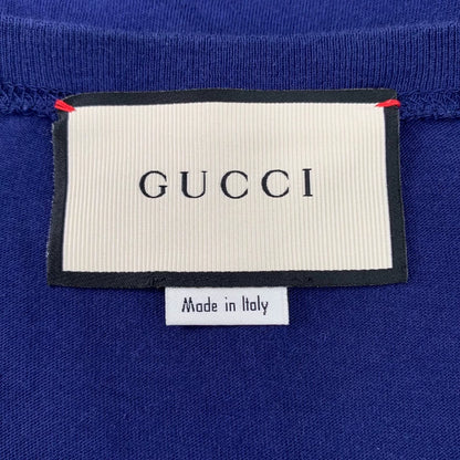 Gucci Bear Logo Print Cotton T-Shirt